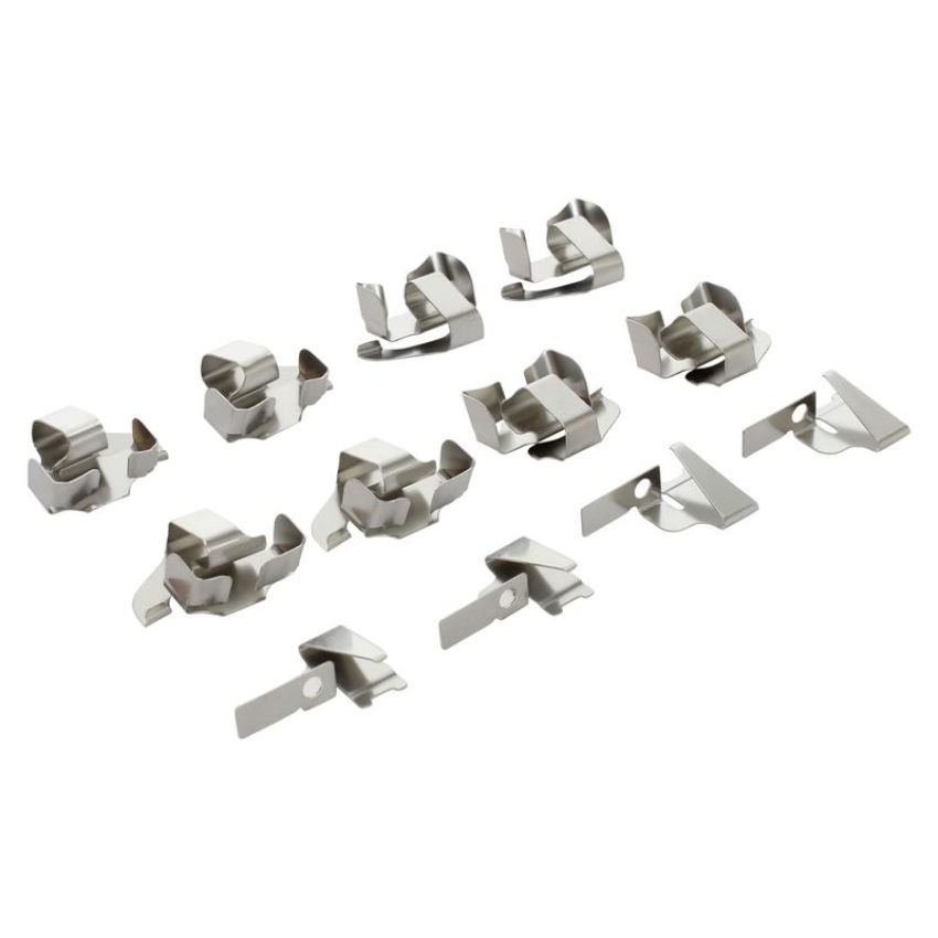 MPA 1003-1631M Quality-Built Black Series Semi-Metallic Brake Pads w/ Hardware