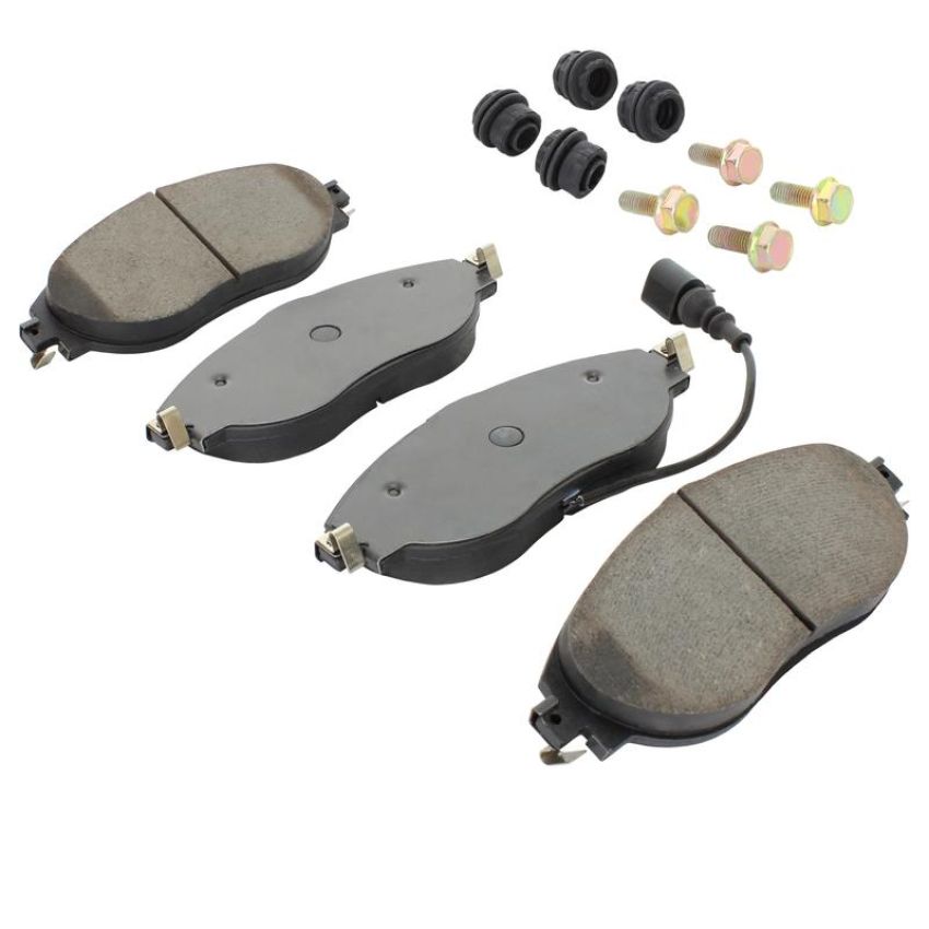 MPA 1003-1633C Quality-Built Black Series Ceramic Brake Pads w/ Hardware