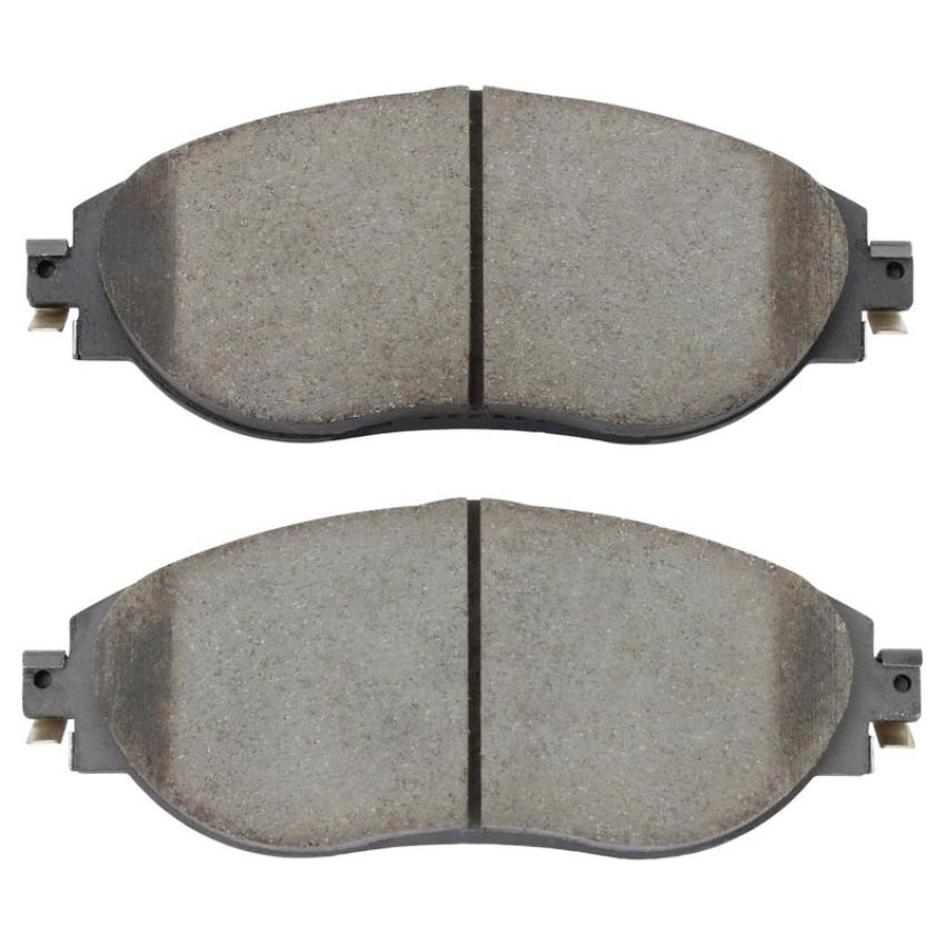 MPA 1003-1633C Quality-Built Black Series Ceramic Brake Pads w/ Hardware