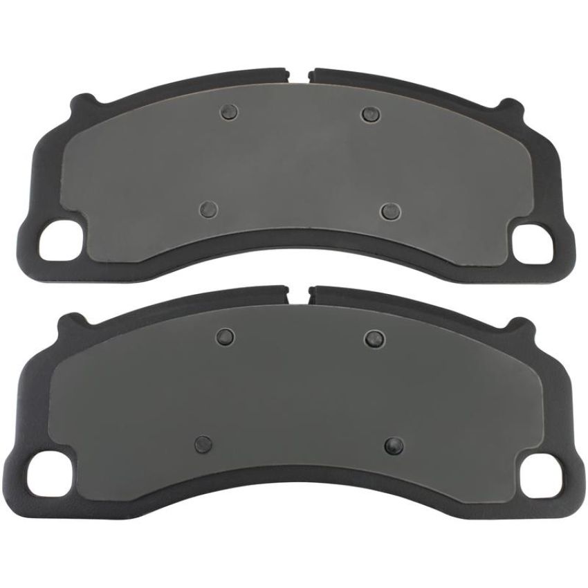 MPA 1003-1637M Quality-Built Black Series Semi-Metallic Brake Pads w/ Hardware