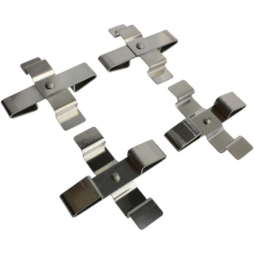 MPA 1003-1637M Quality-Built Black Series Semi-Metallic Brake Pads w/ Hardware