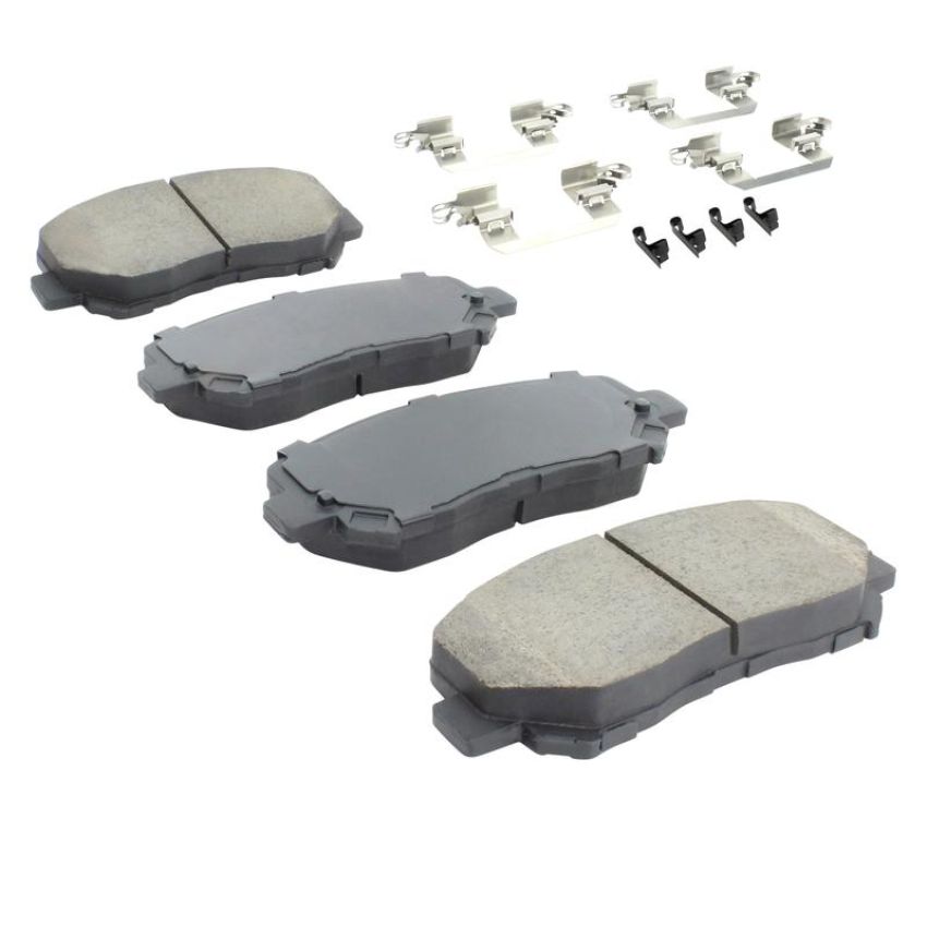 MPA 1003-1640BC Quality-Built Black Series Ceramic Brake Pads w/ Hardware