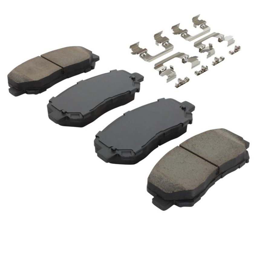 MPA 1003-1640C Quality-Built Black Series Ceramic Brake Pads w/ Hardware