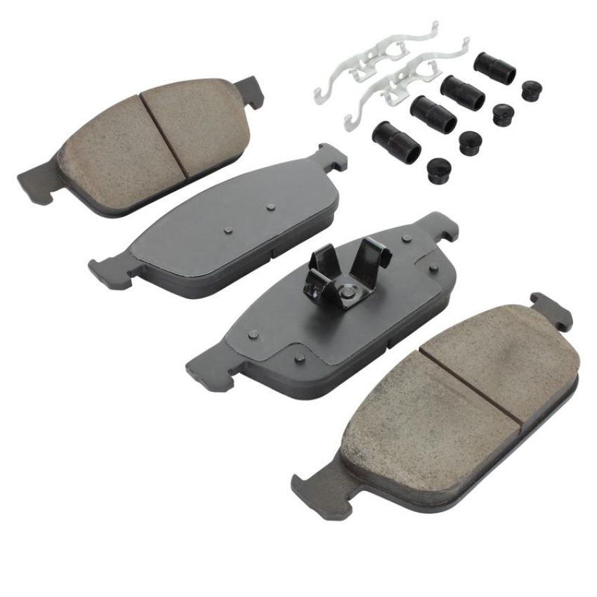 MPA 1003-1645C Quality-Built Black Series Ceramic Brake Pads w/ Hardware