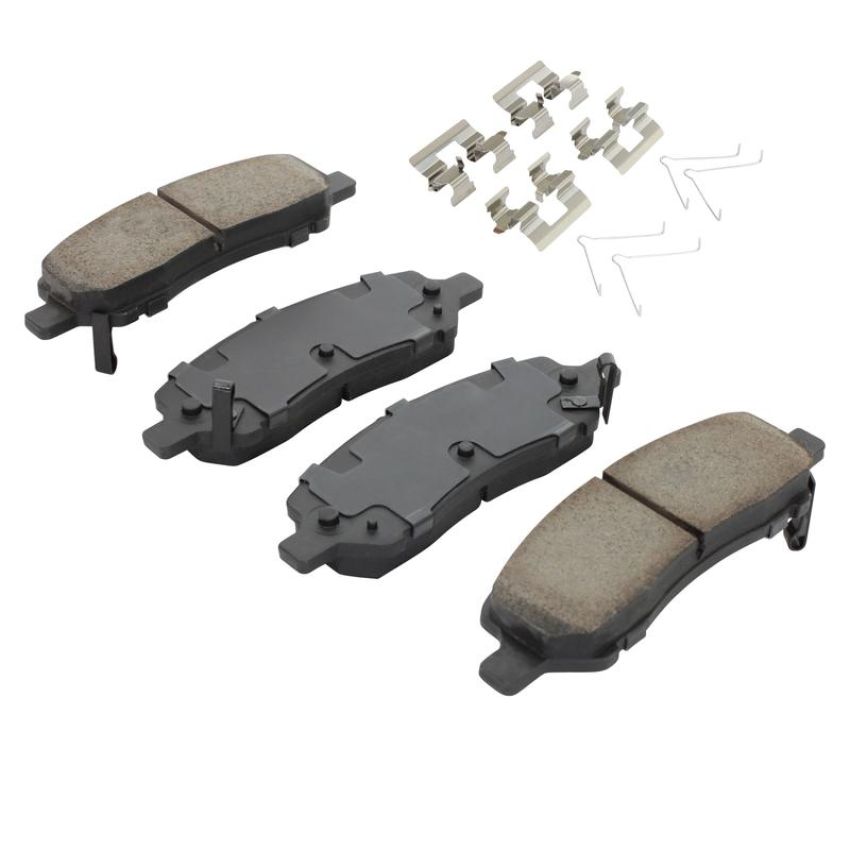 MPA 1003-1647C Quality-Built Black Series Ceramic Brake Pads w/ Hardware