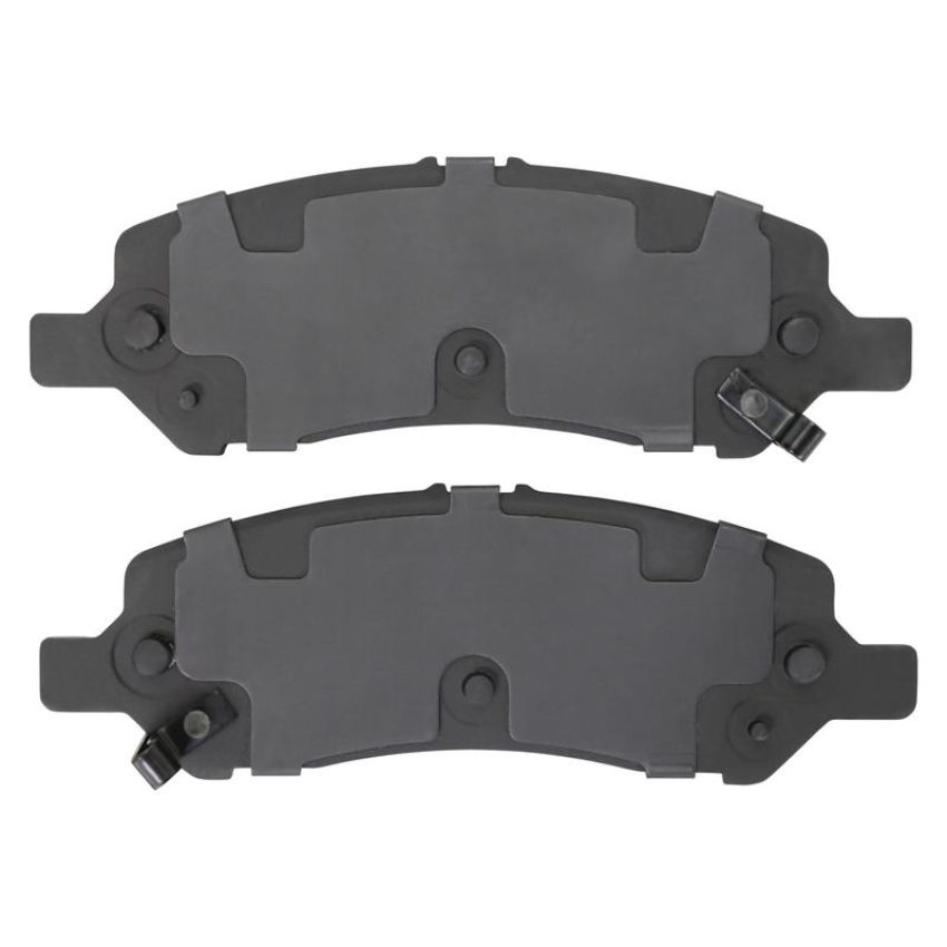 MPA 1003-1647C Quality-Built Black Series Ceramic Brake Pads w/ Hardware
