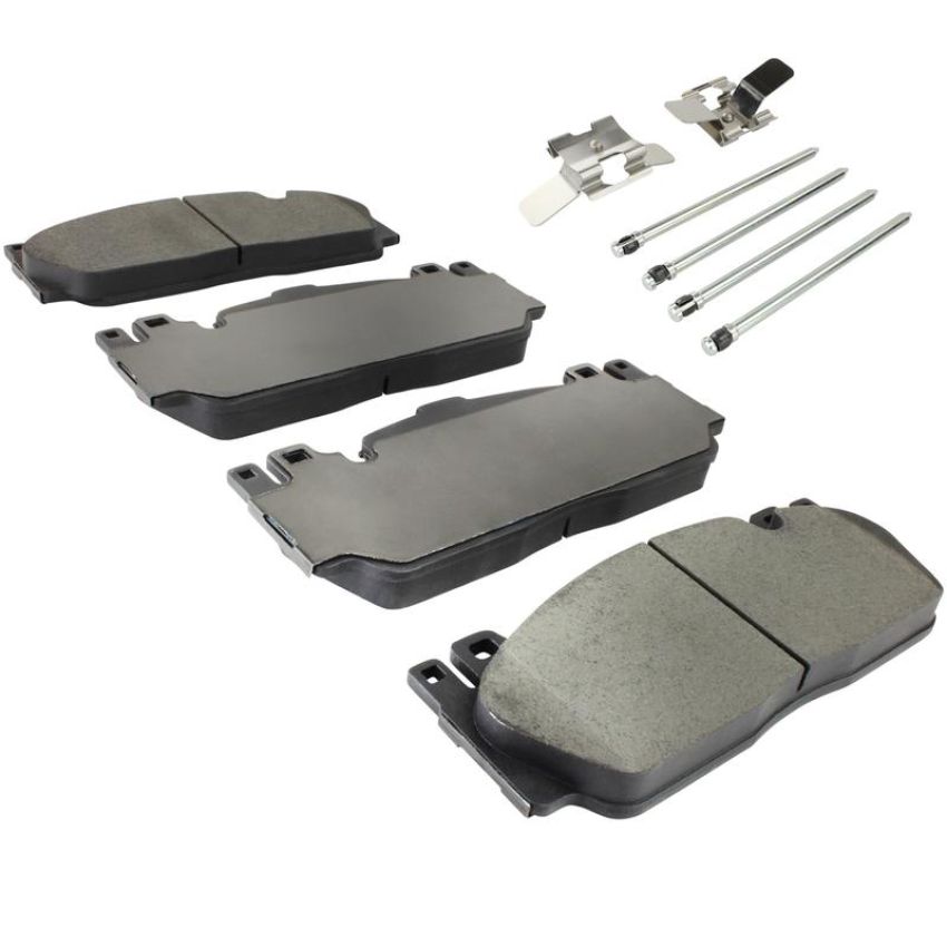 MPA 1003-1648AM Quality-Built Black Series Semi-Metallic Brake Pads w/ Hardware