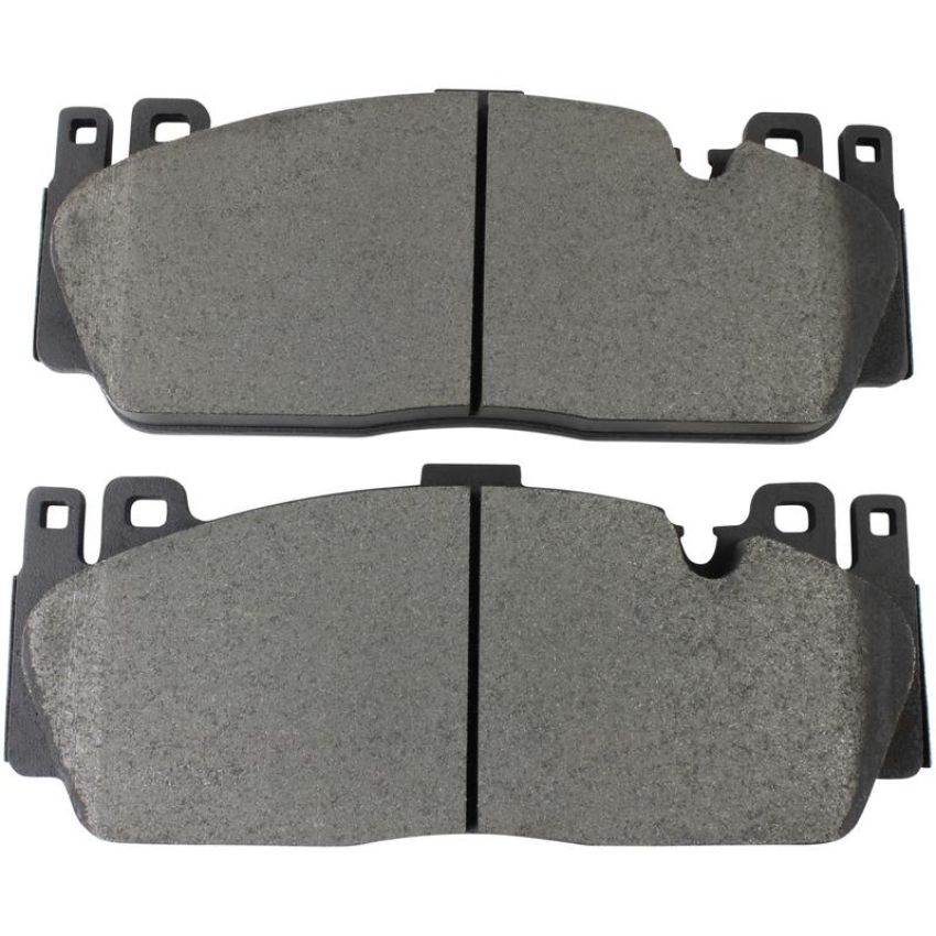 MPA 1003-1648AM Quality-Built Black Series Semi-Metallic Brake Pads w/ Hardware