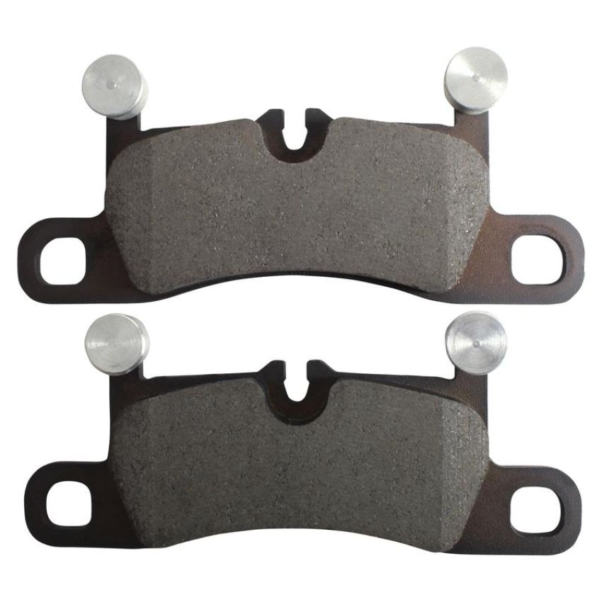 MPA 1003-1655M Quality-Built Black Series Semi-Metallic Brake Pads w/ Hardware
