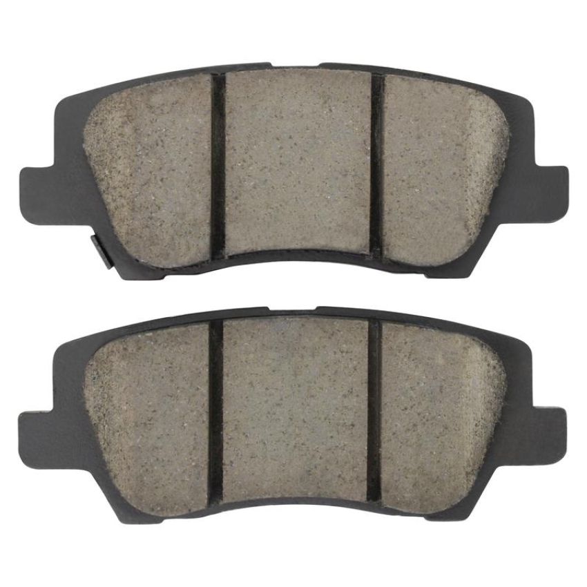 MPA 1003-1659M Quality-Built Black Series Semi-Metallic Brake Pads w/ Hardware