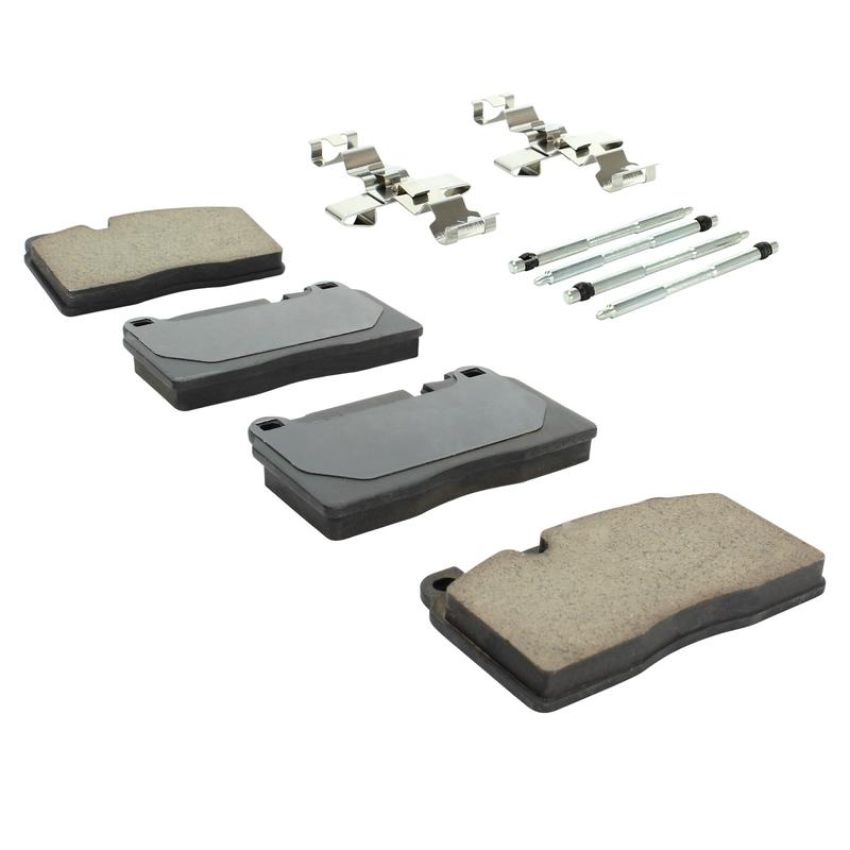 MPA 1003-1663C Quality-Built Black Series Ceramic Brake Pads w/ Hardware