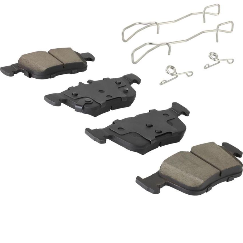 MPA 1003-1665AC Quality-Built Black Series Ceramic Brake Pads w/ Hardware