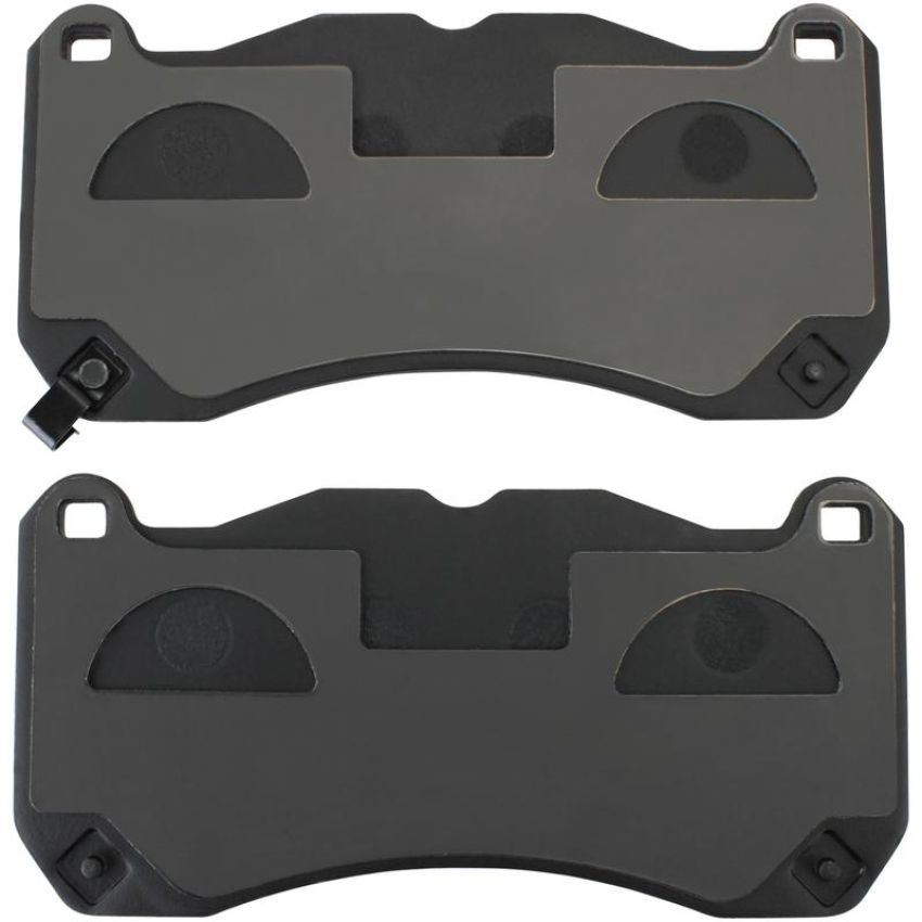 MPA 1003-1666M Quality-Built Black Series Semi-Metallic Brake Pads
