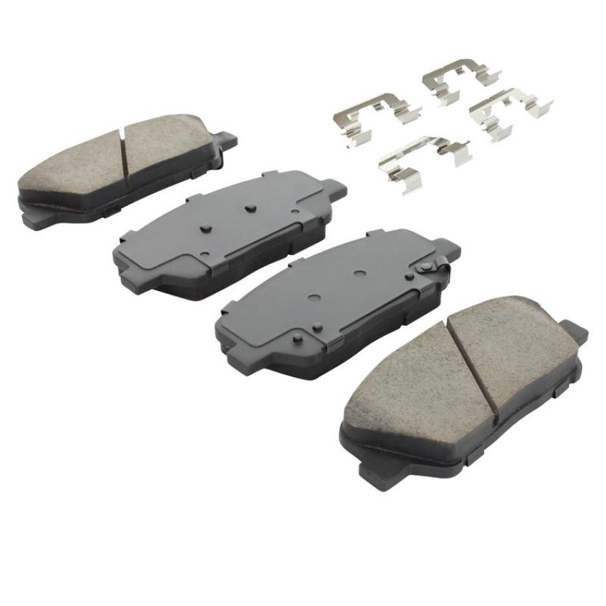 MPA 1003-1675C Quality-Built Black Series Ceramic Brake Pads w/ Hardware