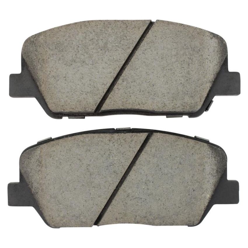 MPA 1003-1675C Quality-Built Black Series Ceramic Brake Pads w/ Hardware