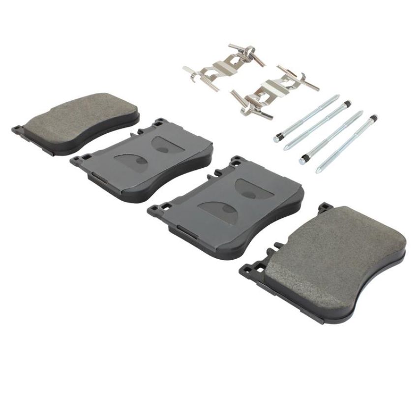 MPA 1003-1688M Quality-Built Black Series Semi-Metallic Brake Pads w/ Hardware