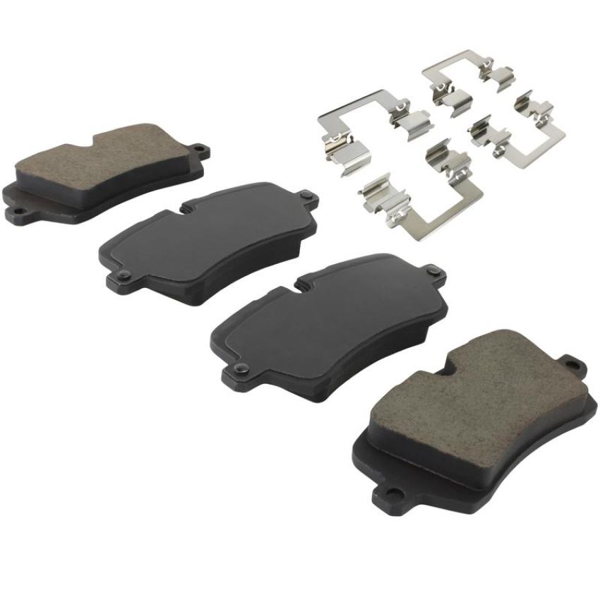 MPA 1003-1692C Quality-Built Black Series Ceramic Brake Pads w/ Hardware