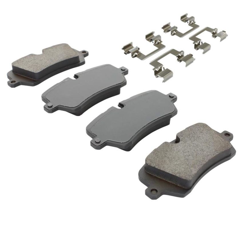 MPA 1003-1692M Quality-Built Black Series Semi-Metallic Brake Pads w/ Hardware