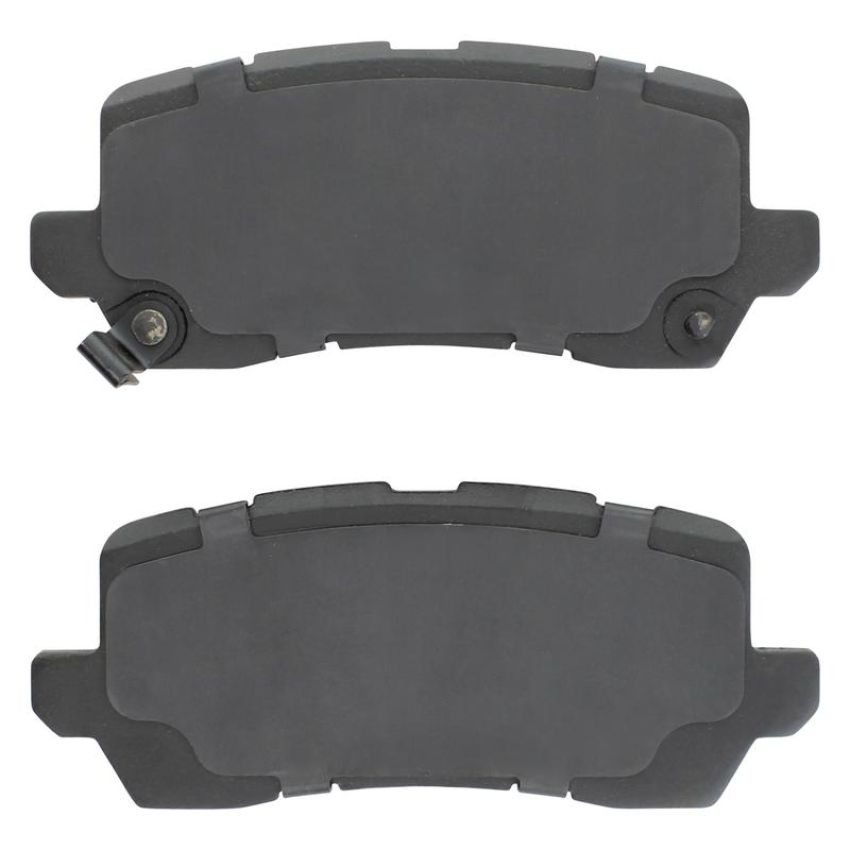 MPA 1003-1698C Quality-Built Black Series Ceramic Brake Pads w/ Hardware