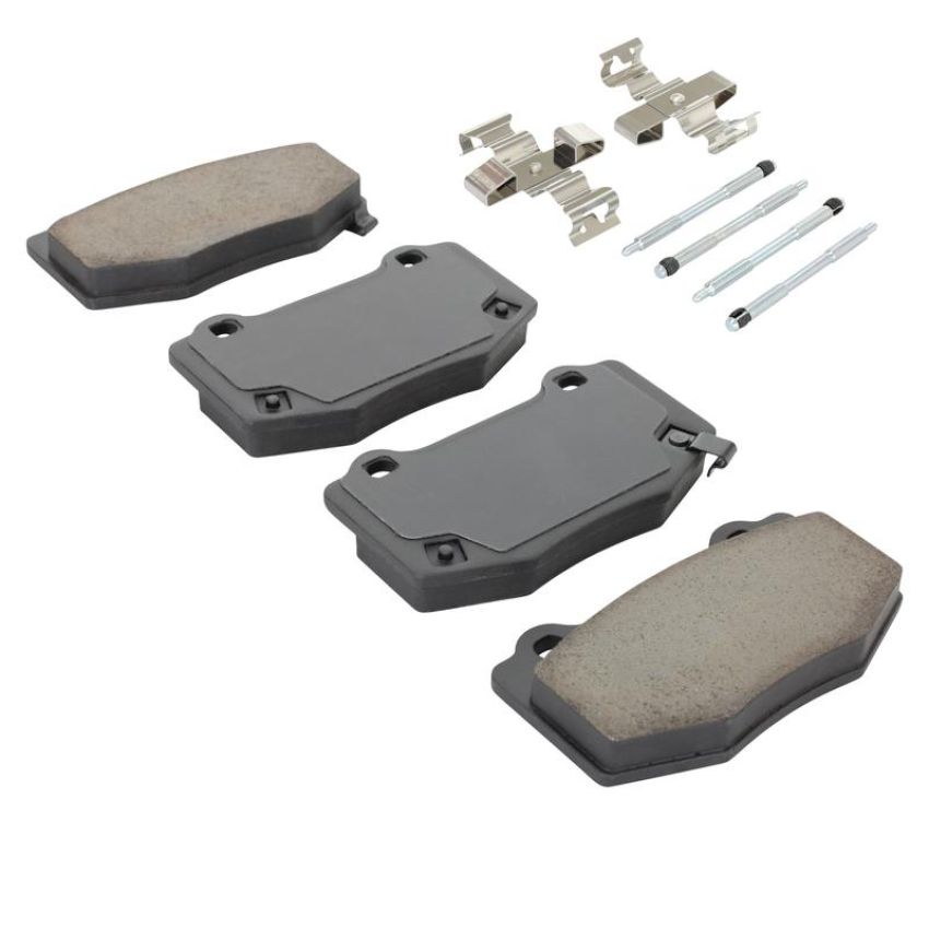 MPA 1003-1718C Quality-Built Black Series Ceramic Brake Pads w/ Hardware