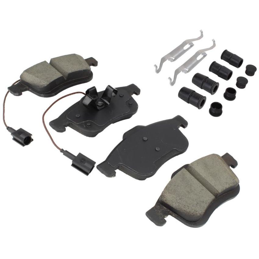 MPA 1003-1721AC Quality-Built Black Series Ceramic Brake Pads w/ Hardware