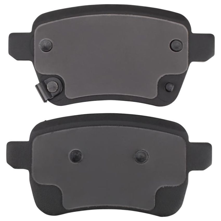 MPA 1003-1722C Quality-Built Black Series Ceramic Brake Pads w/ Hardware