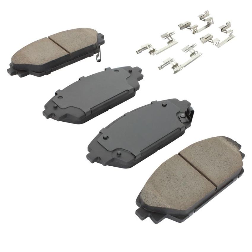 MPA 1003-1728C Quality-Built Black Series Ceramic Brake Pads w/ Hardware