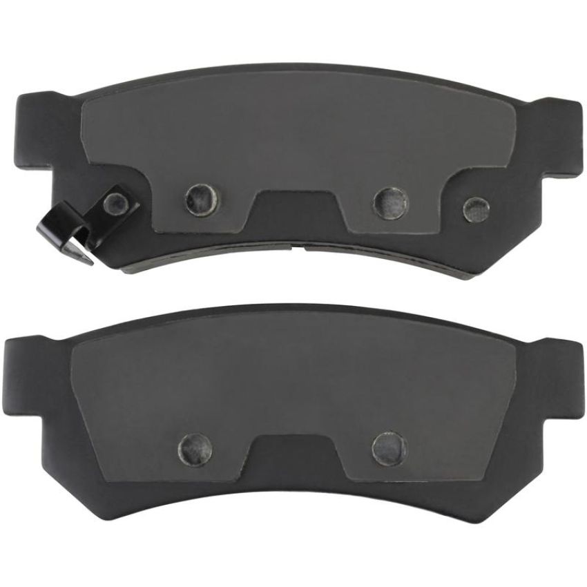 MPA 1003-1739C Quality-Built Black Series Ceramic Brake Pads w/ Hardware