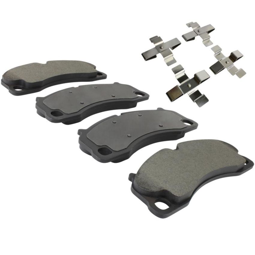 MPA 1003-1741M Quality-Built Black Series Semi-Metallic Brake Pads w/ Hardware
