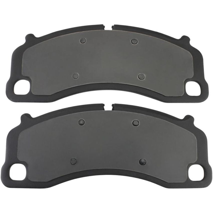 MPA 1003-1741M Quality-Built Black Series Semi-Metallic Brake Pads w/ Hardware