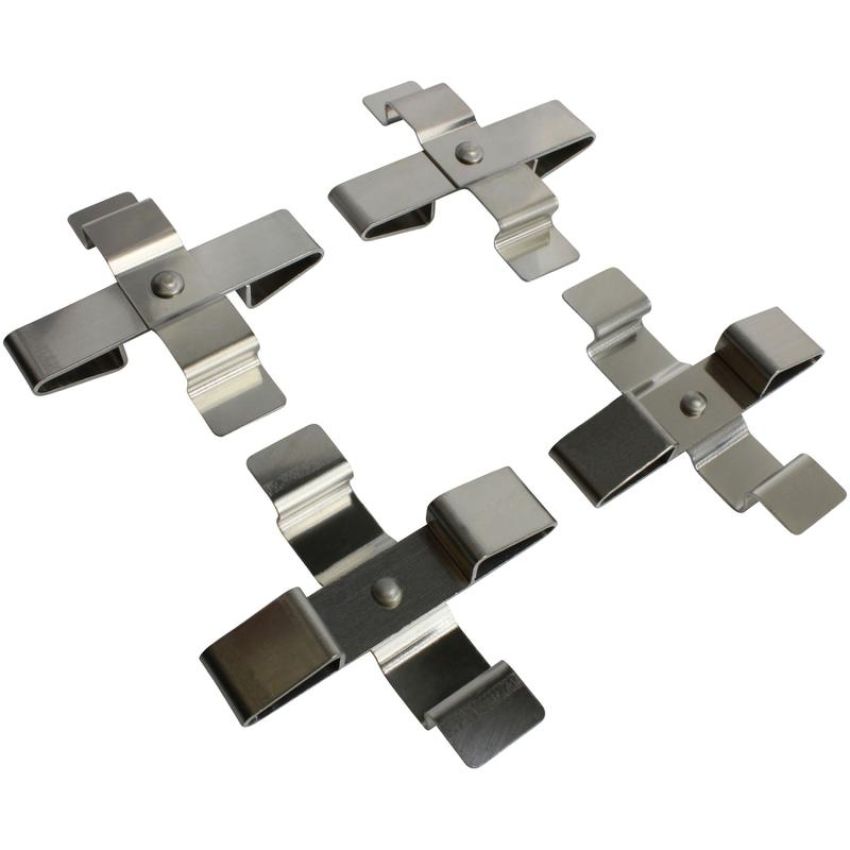 MPA 1003-1741M Quality-Built Black Series Semi-Metallic Brake Pads w/ Hardware