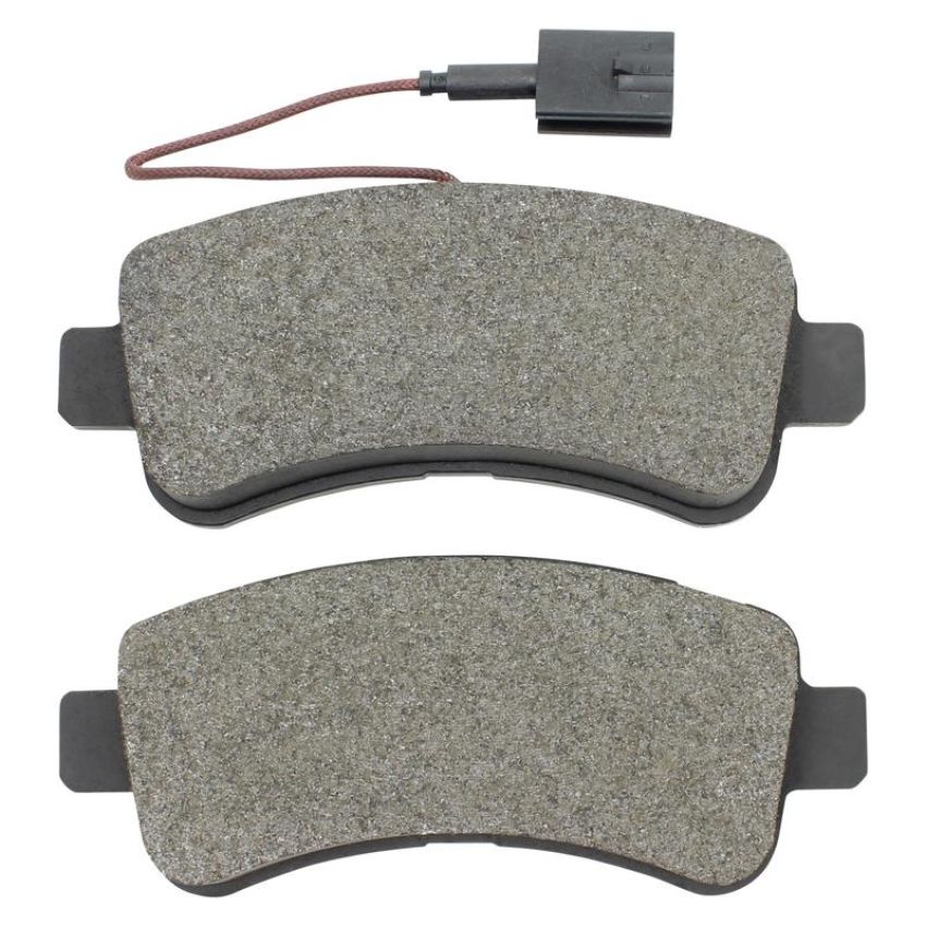 MPA 1003-1746AM Quality-Built Black Series Semi-Metallic Brake Pads w/ Hardware
