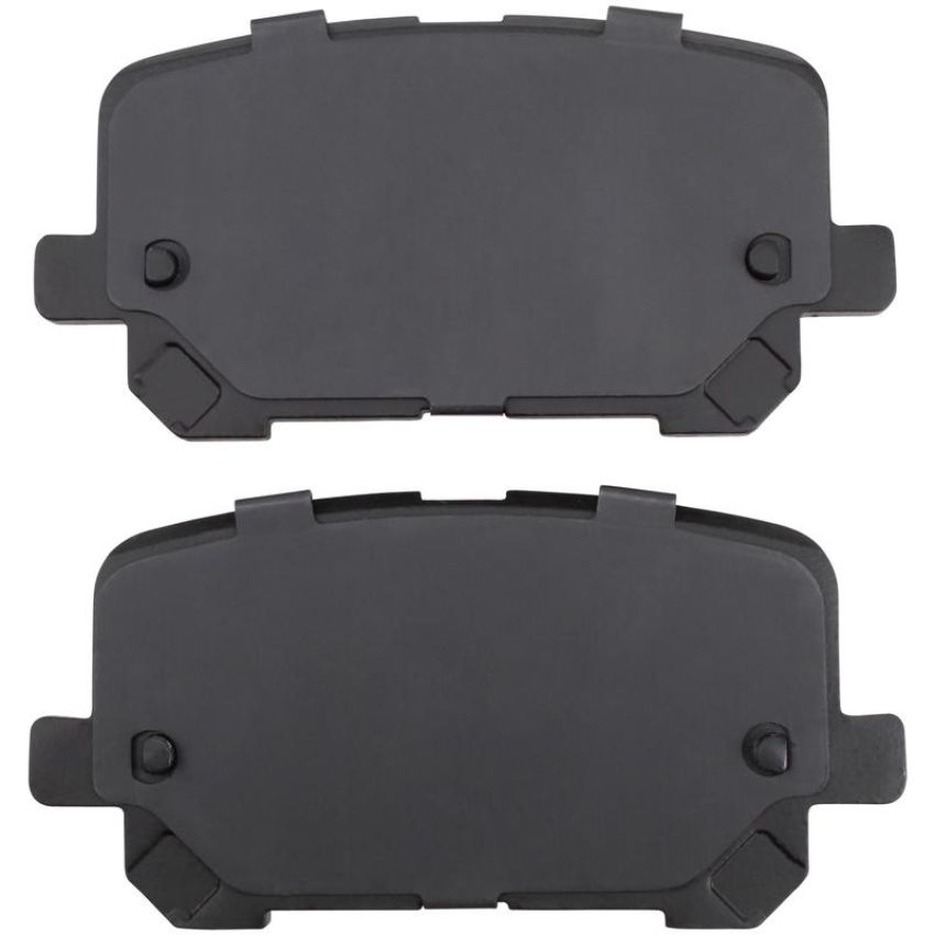 MPA 1003-1766M Quality-Built Black Series Semi-Metallic Brake Pads w/ Hardware