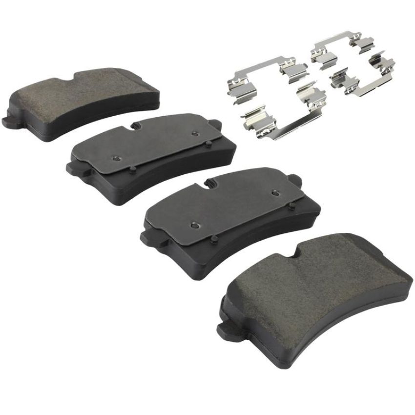 MPA 1003-1780M Quality-Built Black Series Semi-Metallic Brake Pads w/ Hardware