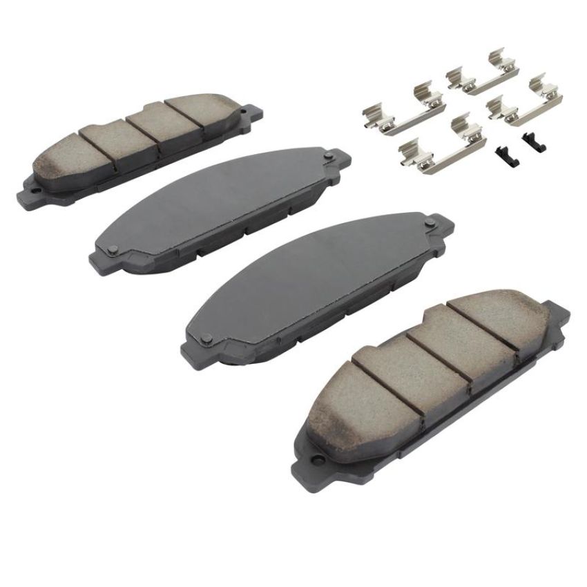 MPA 1003-1791C Quality-Built Black Series Ceramic Brake Pads w/ Hardware