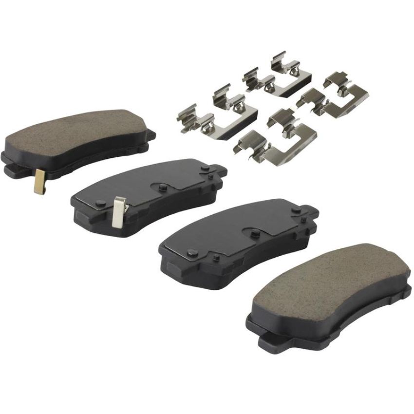 MPA 1003-1793C Quality-Built Black Series Ceramic Brake Pads w/ Hardware