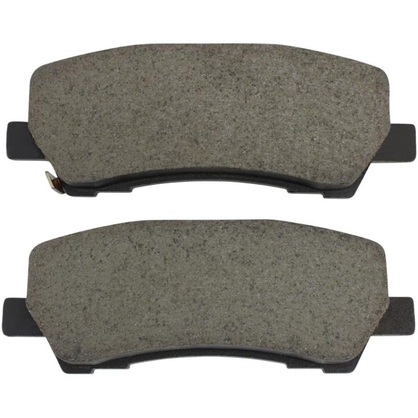 MPA 1003-1793C Quality-Built Black Series Ceramic Brake Pads w/ Hardware