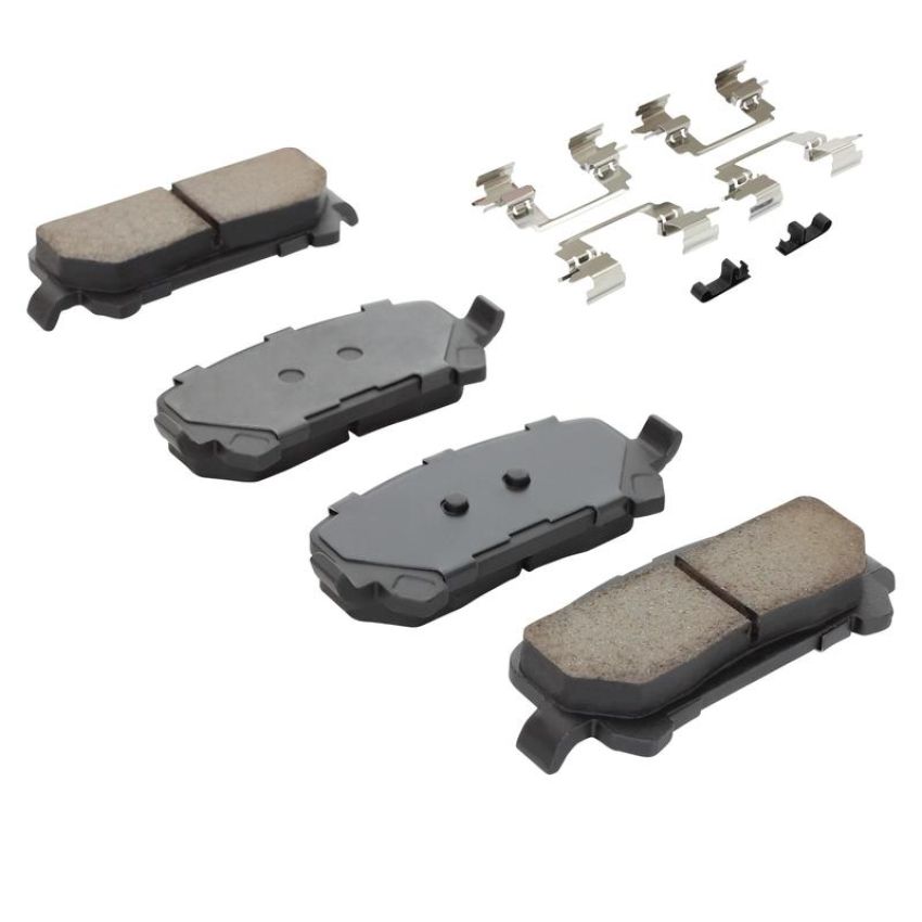 MPA 1003-1806C Quality-Built Black Series Ceramic Brake Pads w/ Hardware