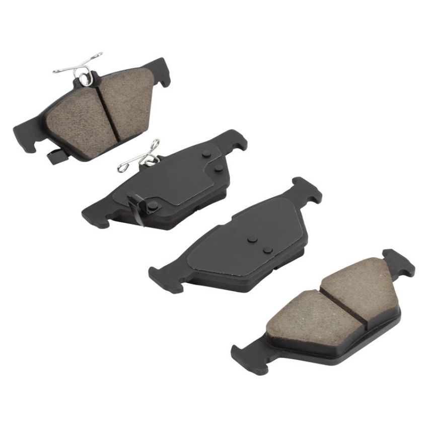 MPA 1003-1808C Quality-Built Black Series Ceramic Brake Pads w/ Hardware