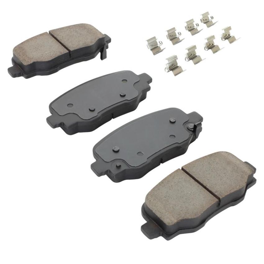 MPA 1003-1809C Quality-Built Black Series Ceramic Brake Pads w/ Hardware