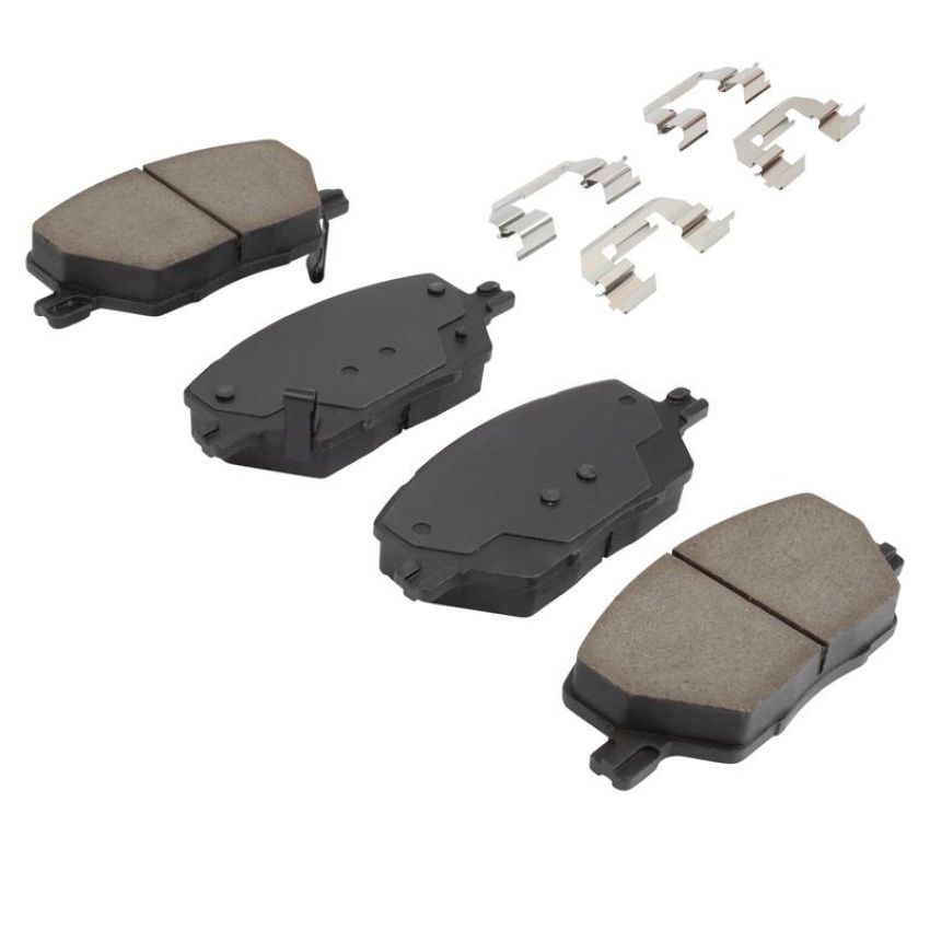MPA 1003-1811C Quality-Built Black Series Ceramic Brake Pads w/ Hardware