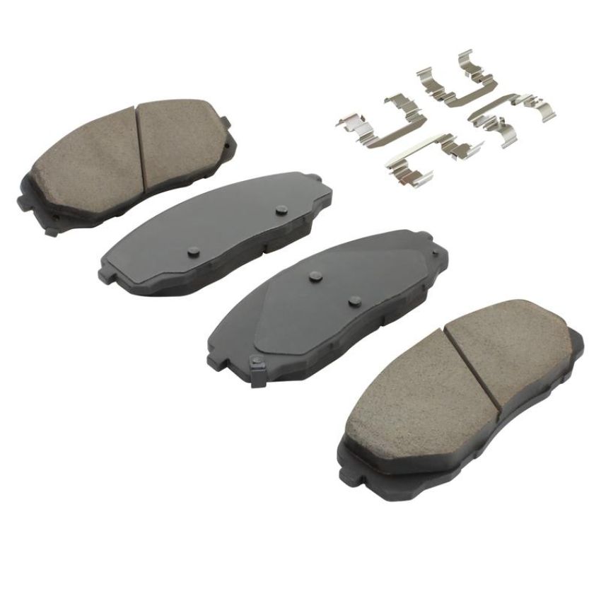 MPA 1003-1814C Quality-Built Black Series Ceramic Brake Pads w/ Hardware