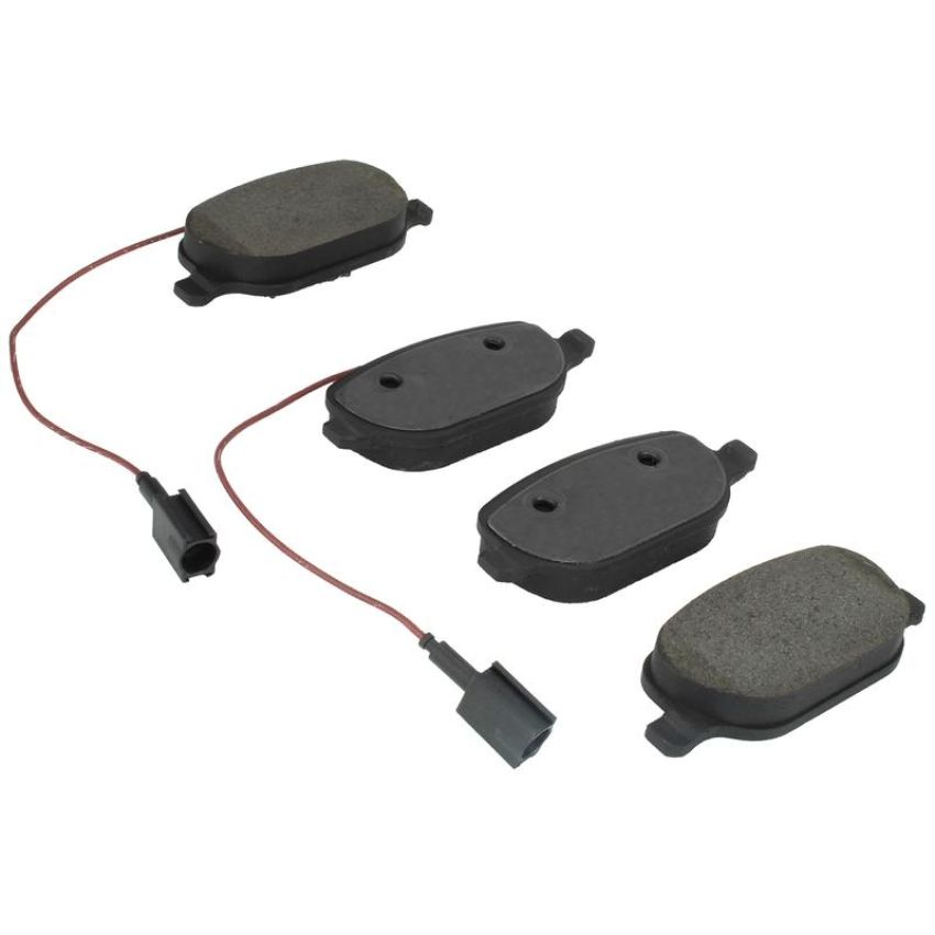 MPA 1003-1822M Quality-Built Black Series Semi-Metallic Brake Pads