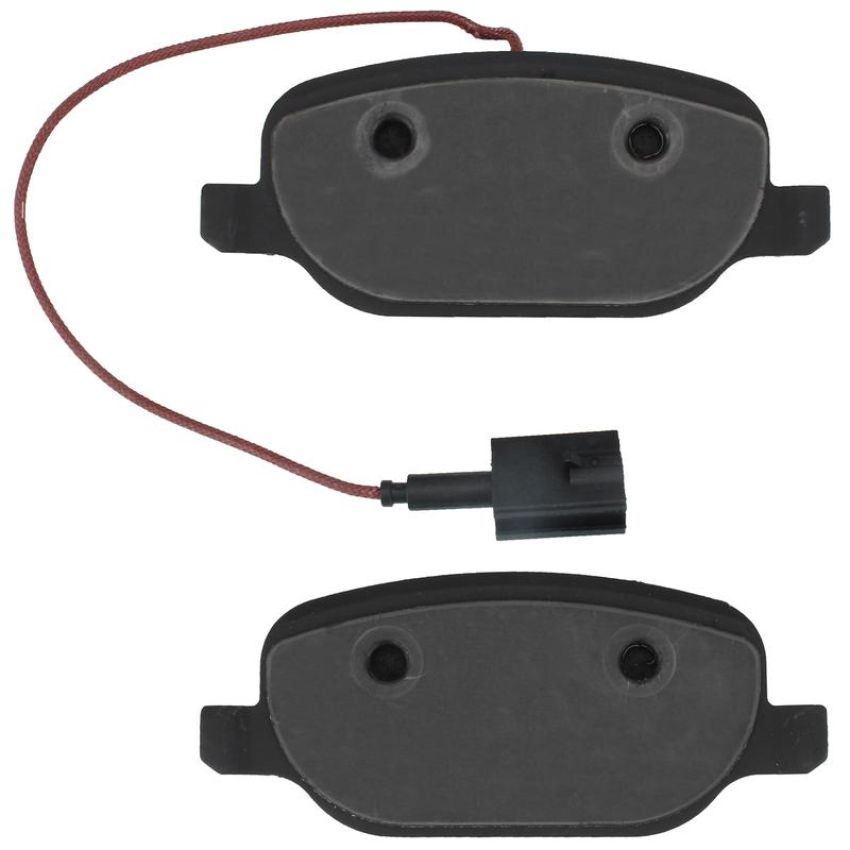 MPA 1003-1822M Quality-Built Black Series Semi-Metallic Brake Pads