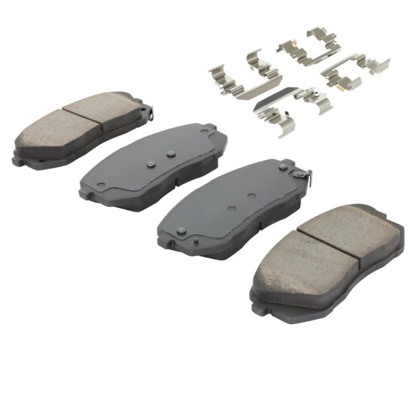 MPA 1003-1826C Quality-Built Black Series Ceramic Brake Pads w/ Hardware