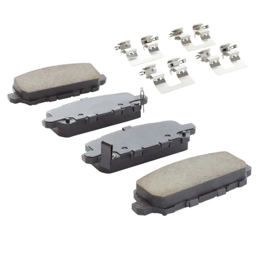 MPA 1003-1841C Quality-Built Black Series Ceramic Brake Pads w/ Hardware
