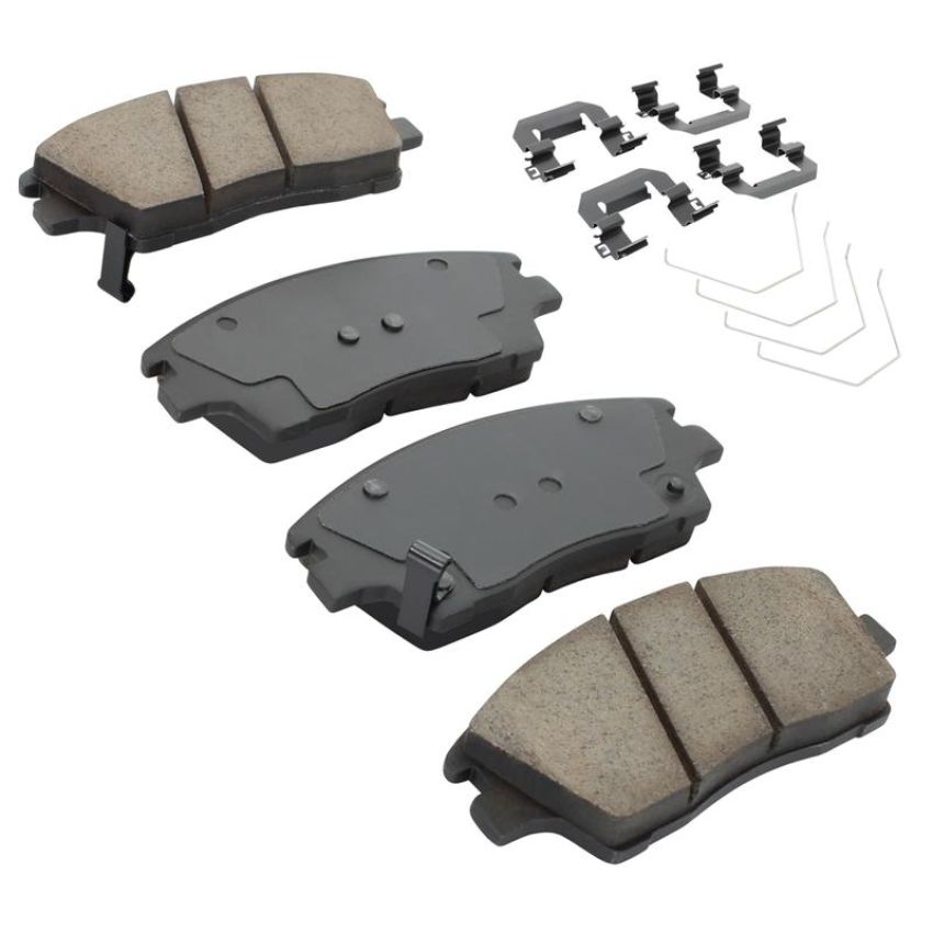 MPA 1003-1847C Quality-Built Black Series Ceramic Brake Pads w/ Hardware
