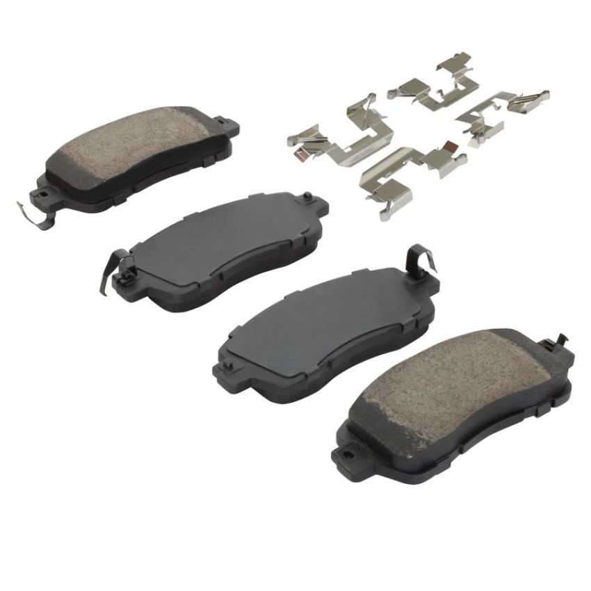 MPA 1003-1852C Quality-Built Black Series Ceramic Brake Pads w/ Hardware