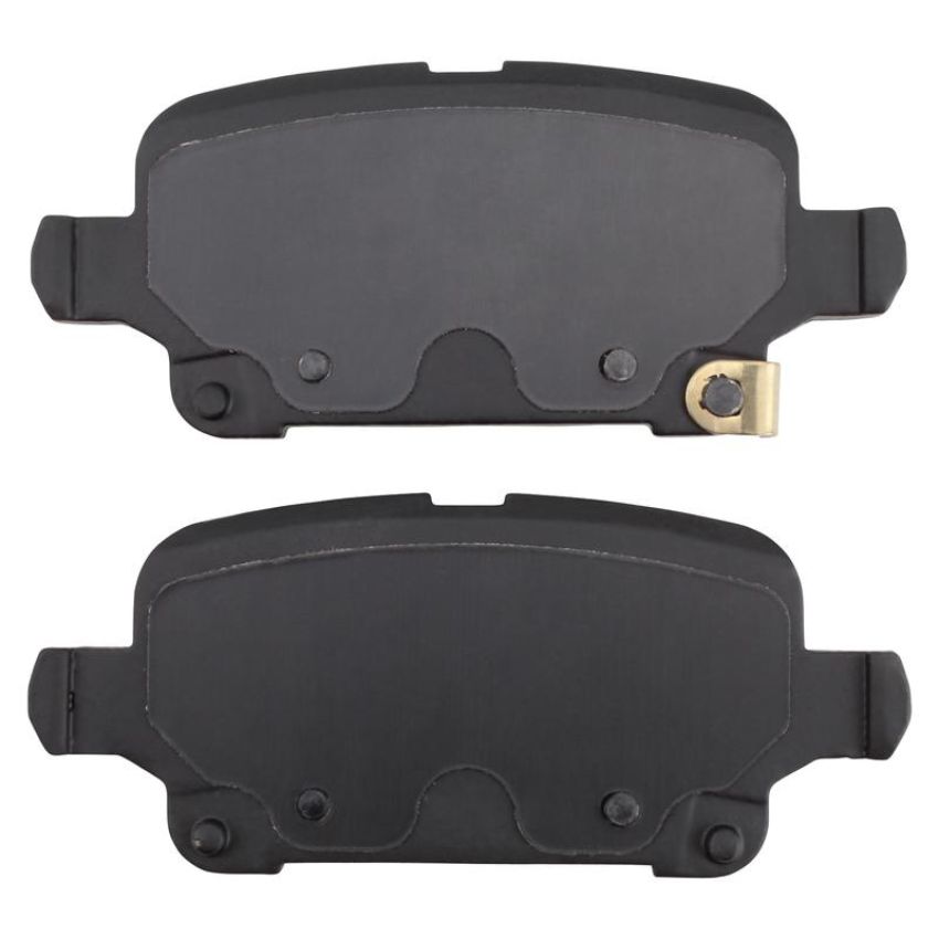 MPA 1003-1857C Quality-Built Black Series Ceramic Brake Pads w/ Hardware