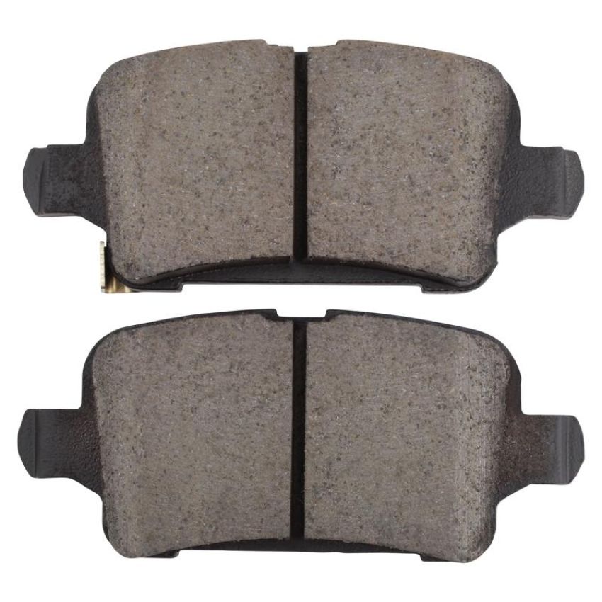 MPA 1003-1857C Quality-Built Black Series Ceramic Brake Pads w/ Hardware